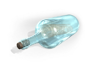 une bouteille à la mer